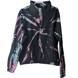 DREAMSICLE WOMEN'S GRAPE MAGIC QUARTER-ZIP SWEATSHIRT SIZE XL